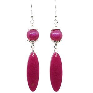 Fuchsia Explosion Too Earrings